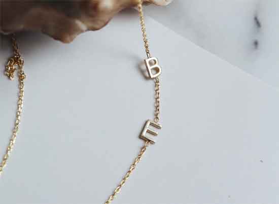Personalized Gold Necklace