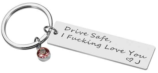 Drive Safe Keychain