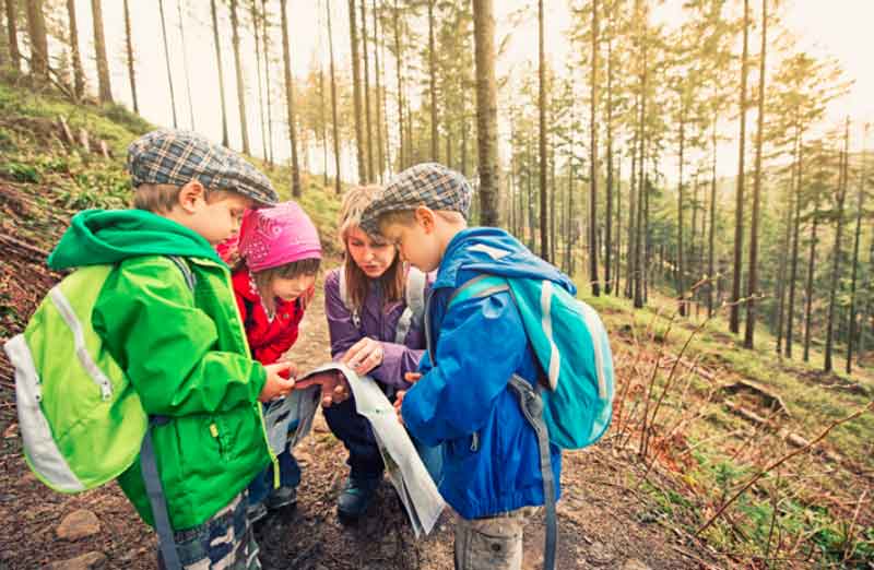 Kids enjoying time outdoors