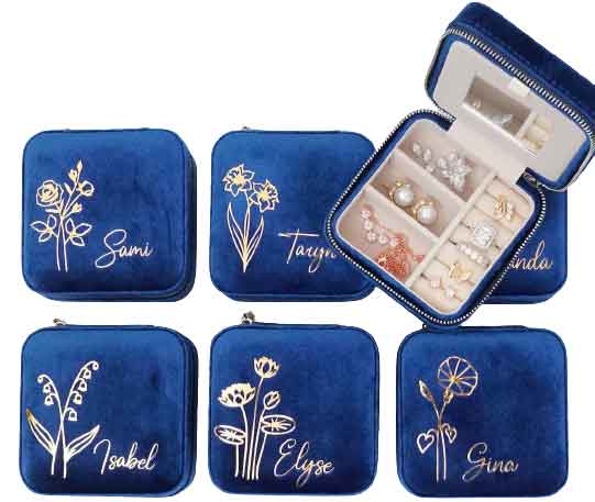 Personalized Jewelry Case