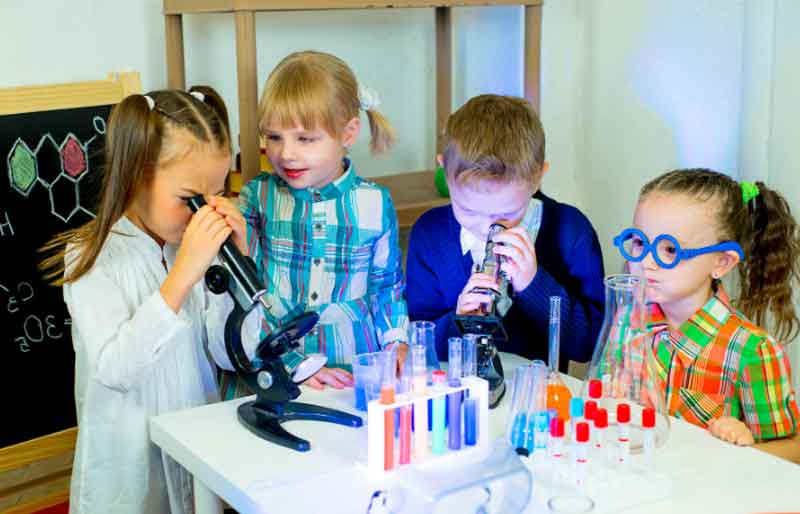 Science themed birthday party