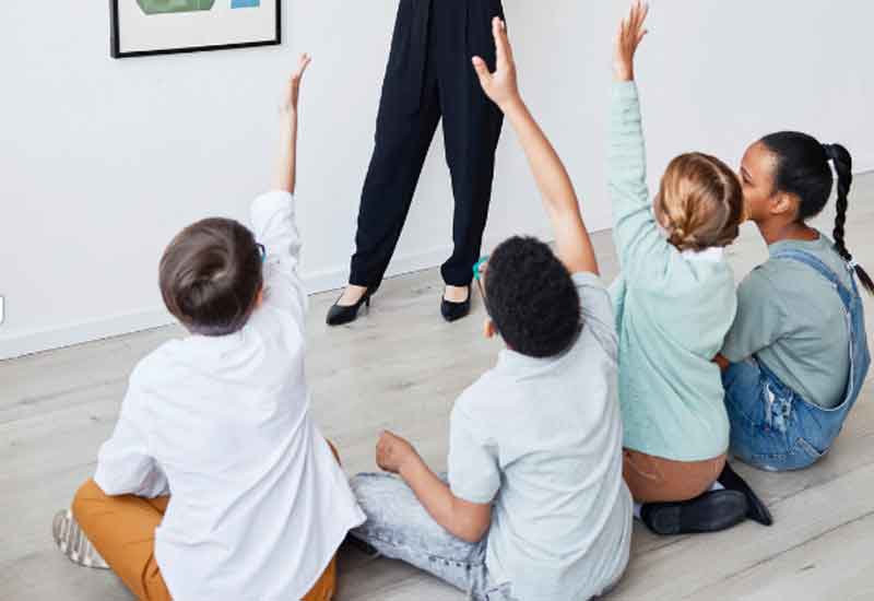 Teens at a Museum