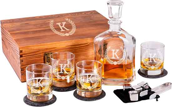 Personalized Whiskey Decanter Set