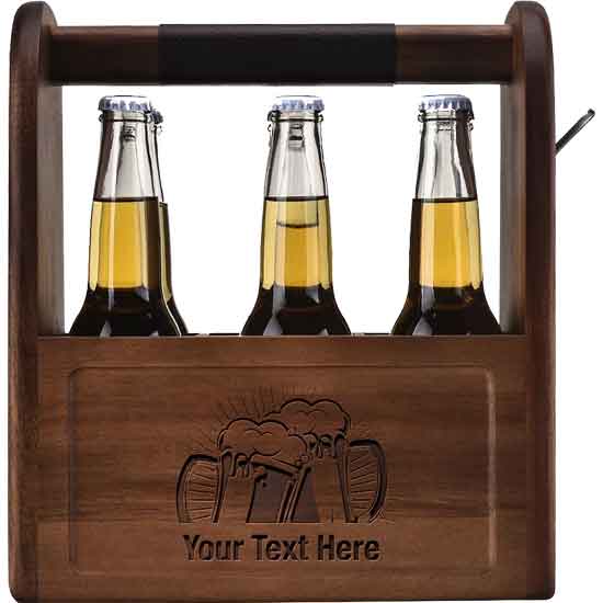 Wooden Beer Caddy