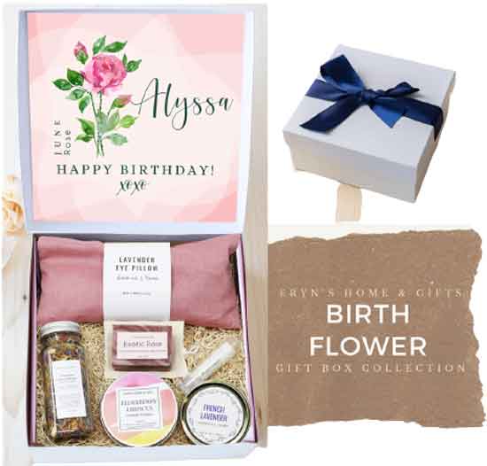 Artisan Birth Flower Gift Baskets