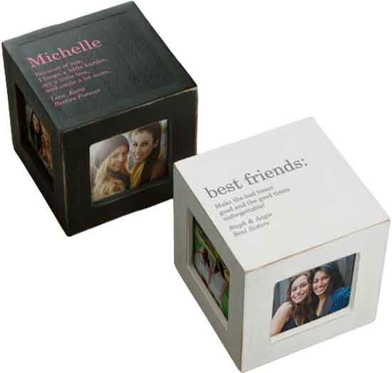 Best Friends Photo Cube