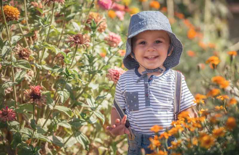 Child in a Garden