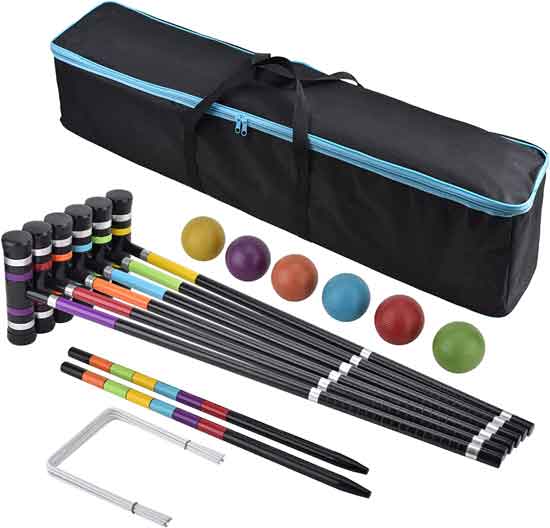 Croquet Set for 6 Players