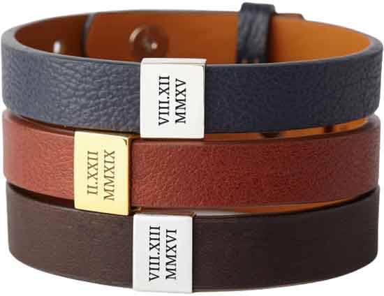 Custom Leather Bracelets