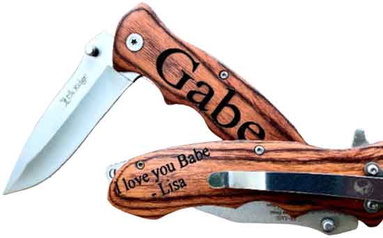 Engraved Pocket Knife