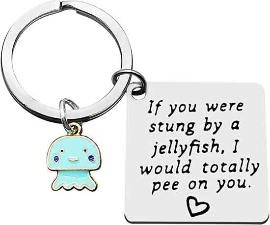 Jellyfish Keychain