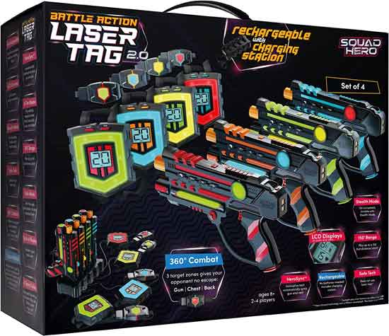 Laser Tag Set with Vests 