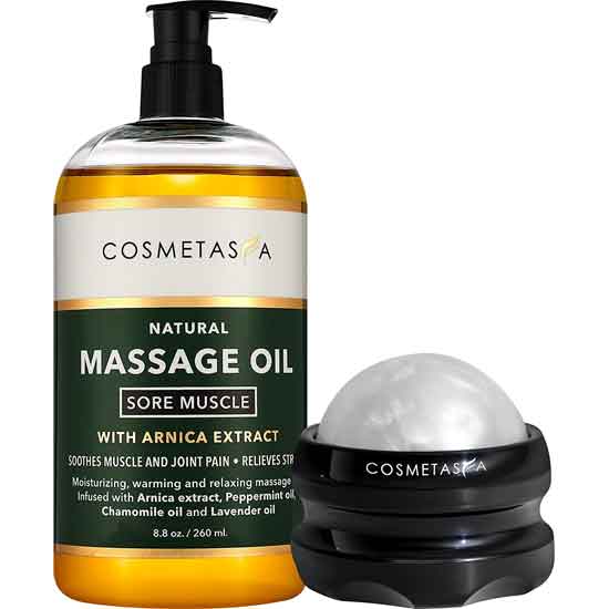 Massage Oil And Roller