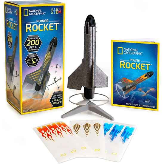 Motorized Self-Launching Rocket