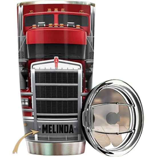 Personalized Trucker Tumbler