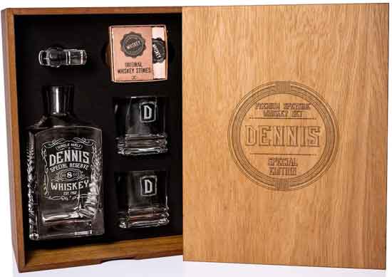 Personalized Whiskey Set