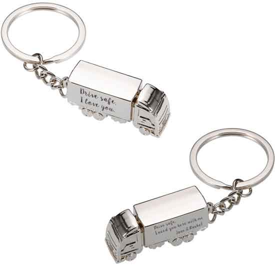 Sentimental Trucker Keychain