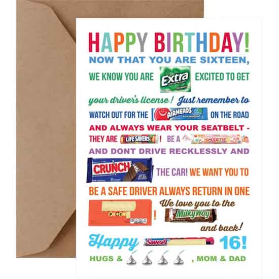 Candy Gift Card