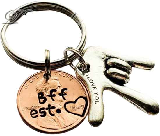 I Love You Keychain