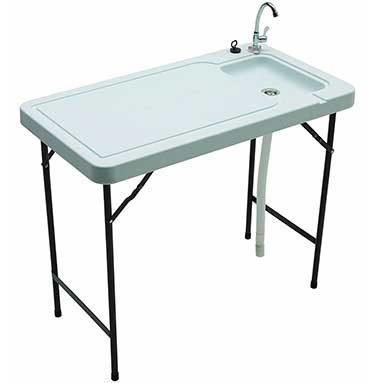 Fish Cleaning Table with Sink
