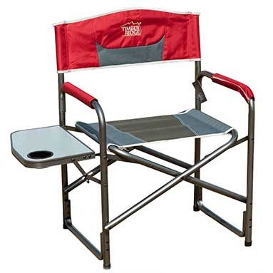 Folding Chair with Side Table