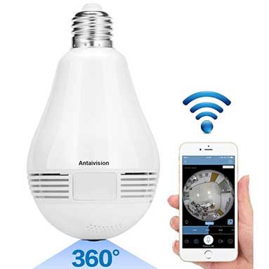 Light Bulb Hidden Camera