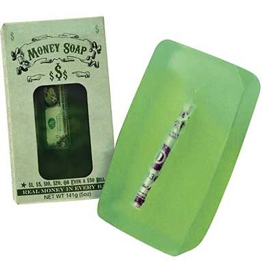 Real Money Soap Bar