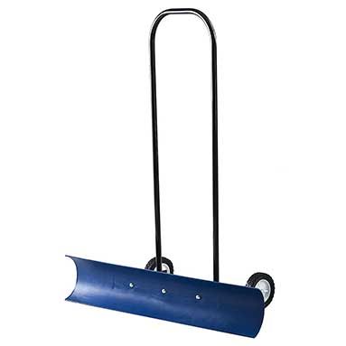 Snow Pusher Shovel with Wheels